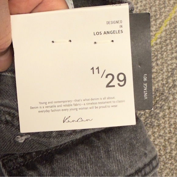 KanCan Estillo Vintage 90s Cargo Mom Jean Shorts Y2K Distressed Hem - Picture 11 of 12